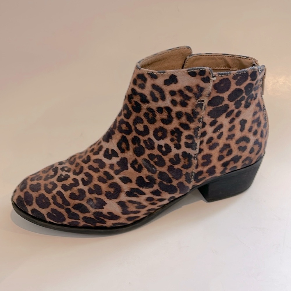 Lane Bryant | Leopard Low Heel Bootie | 8 WIDE